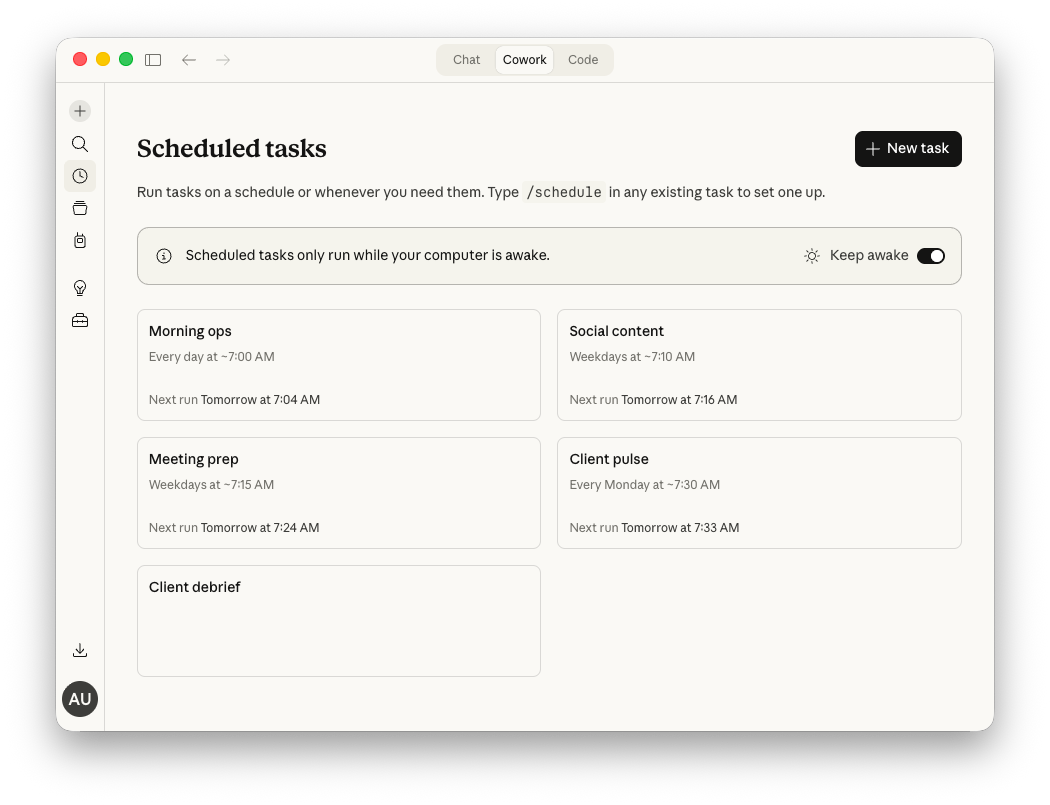 Claude Cowork building an intake agent for an accounting firm